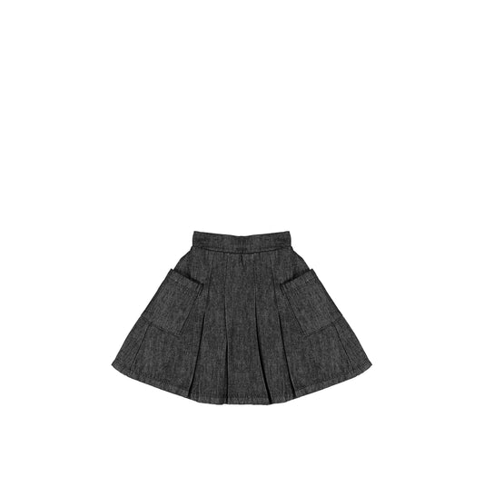 POCKET PLEATED SKIRT