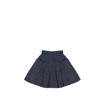 POCKET PLEATED SKIRT