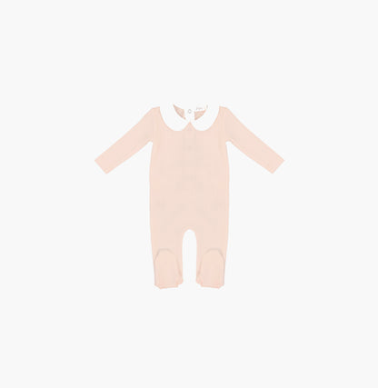 POINTELLE COLLAR FOOTIE