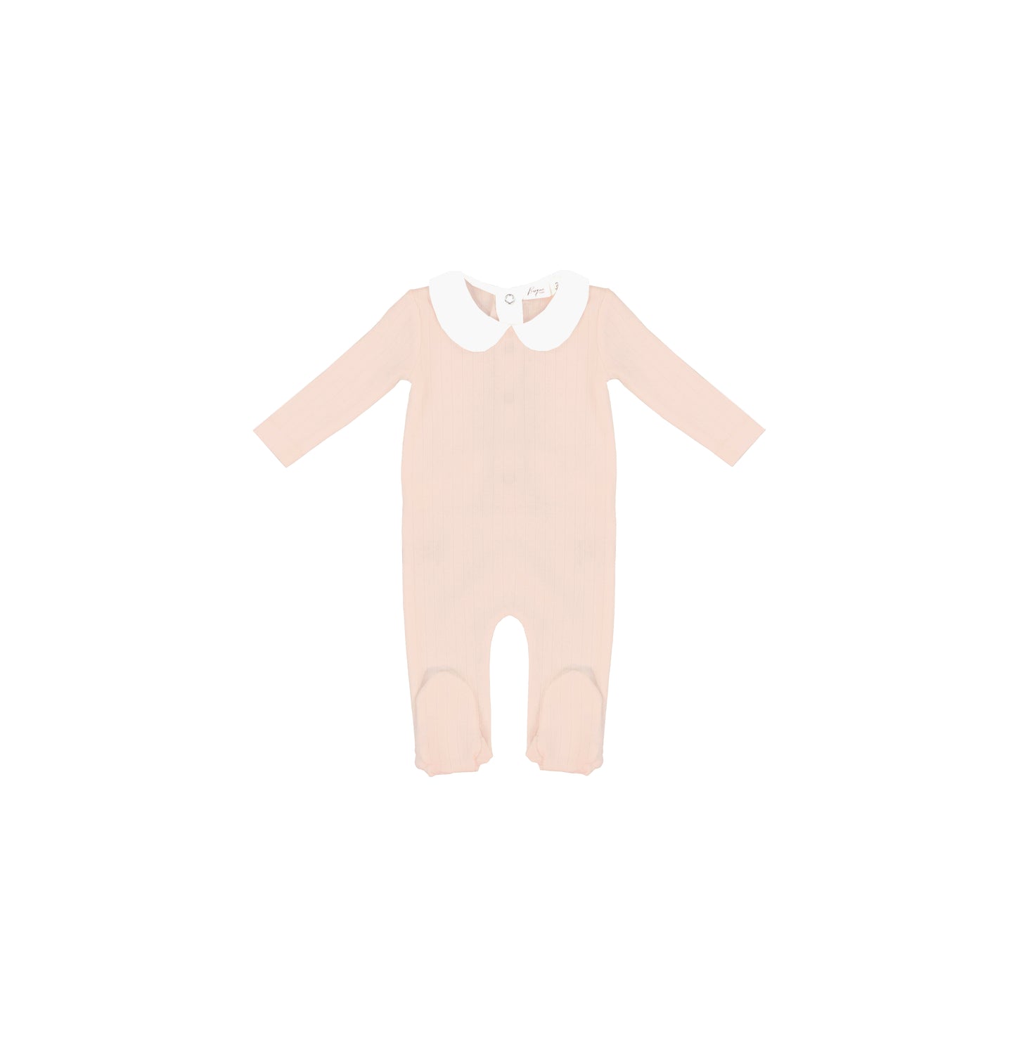 POINTELLE COLLAR FOOTIE