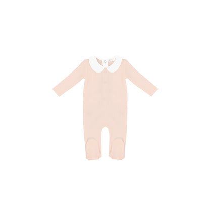 POINTELLE COLLAR FOOTIE