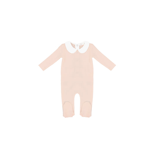 POINTELLE COLLAR FOOTIE