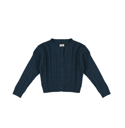 POINTELLE KNIT CARDIGAN