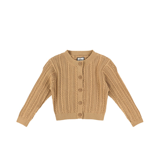 POINTELLE KNIT CARDIGAN