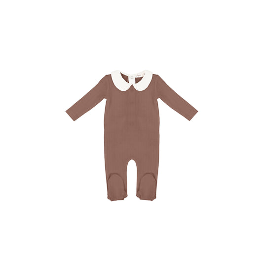 POINTELLE COLLAR FOOTIE