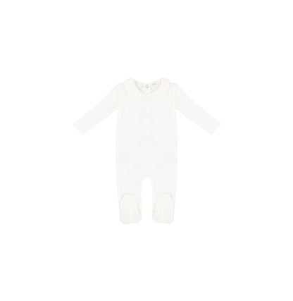 POINTELLE COLLAR FOOTIE