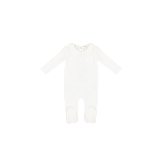 POINTELLE COLLAR FOOTIE