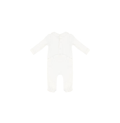 POINTELLE COLLAR FOOTIE