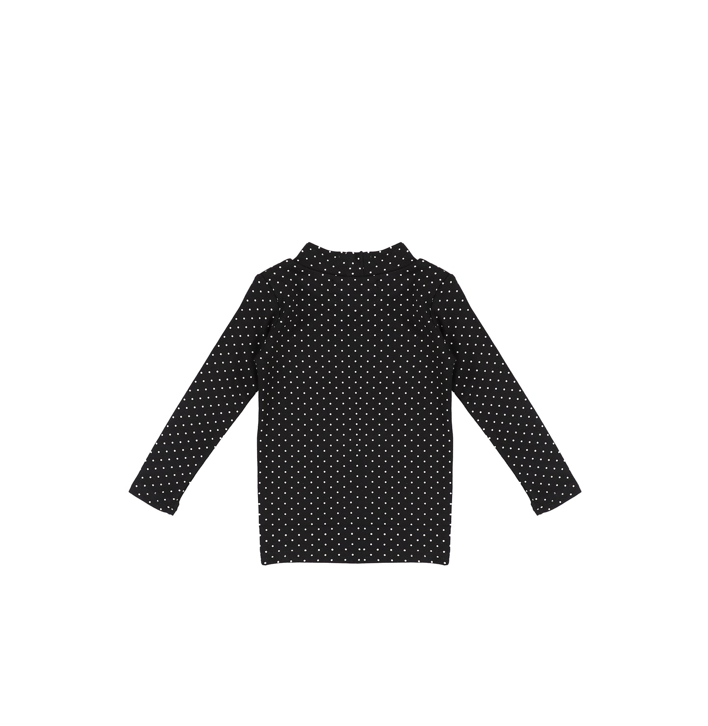 POLKA DOT MOCKNECK