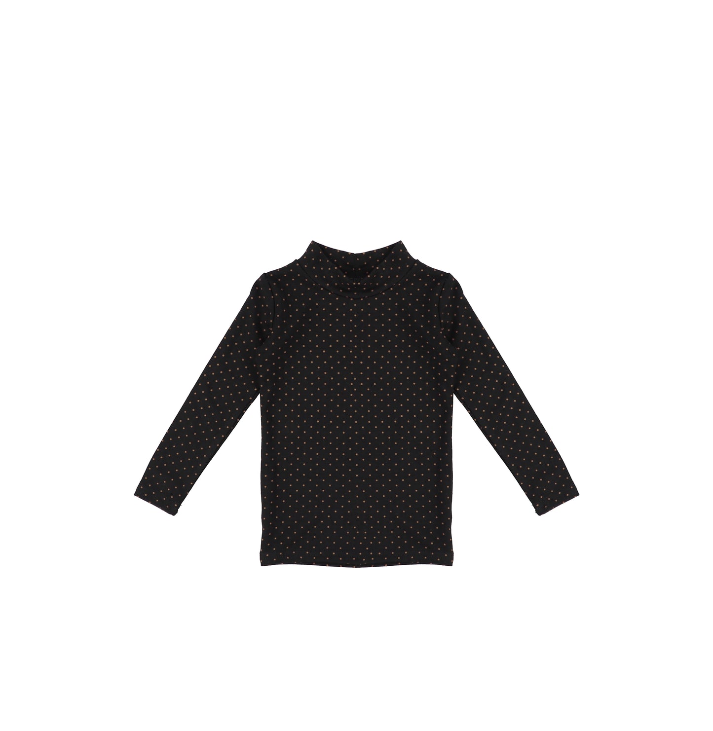 POLKA DOT MOCKNECK