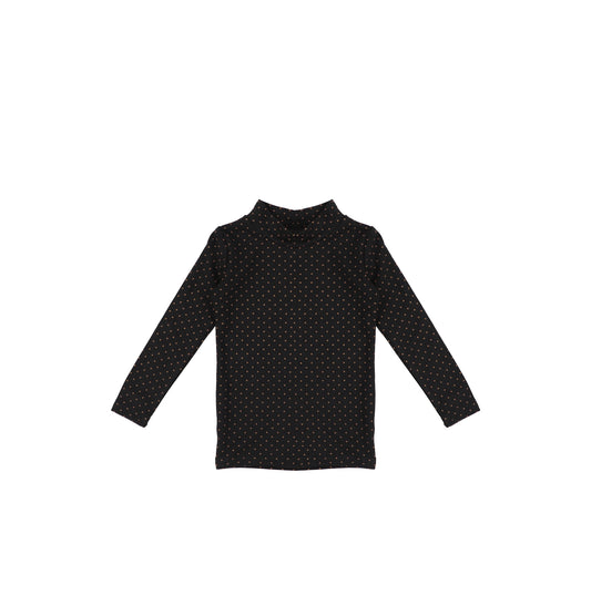 POLKA DOT MOCKNECK