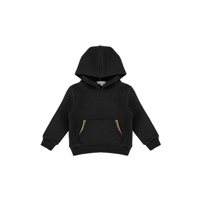 QUILTED POCKET SWEATSHIRT