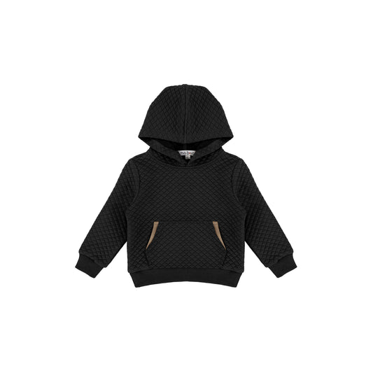 QUILTED POCKET SWEATSHIRT