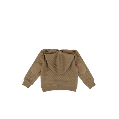 QUILTED POCKET SWEATSHIRT