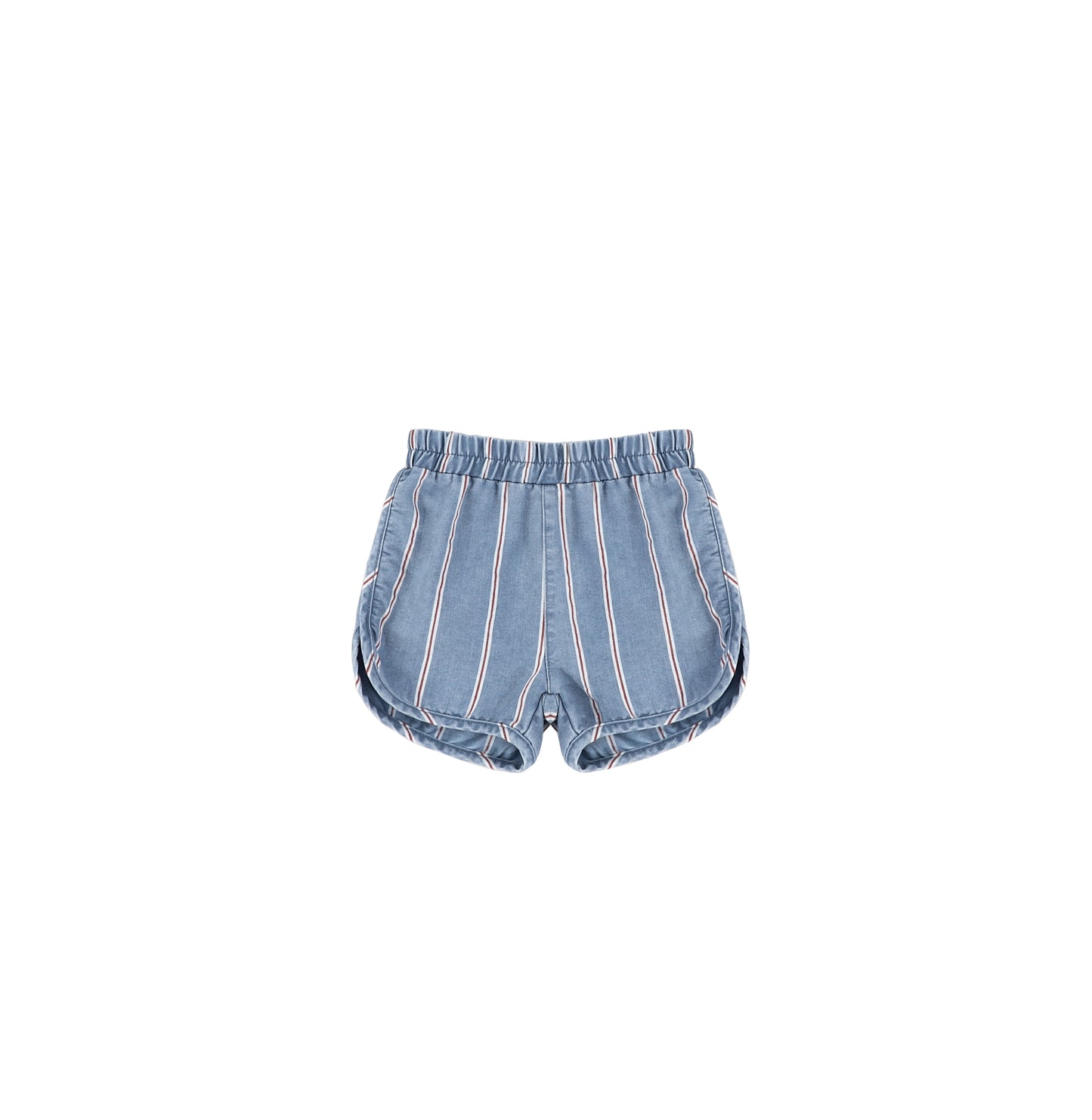 RED STRIPE TRACKSHORTS