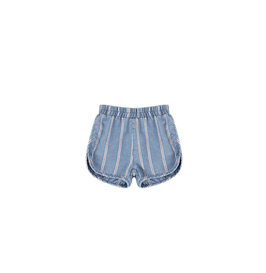 RED STRIPE TRACKSHORTS