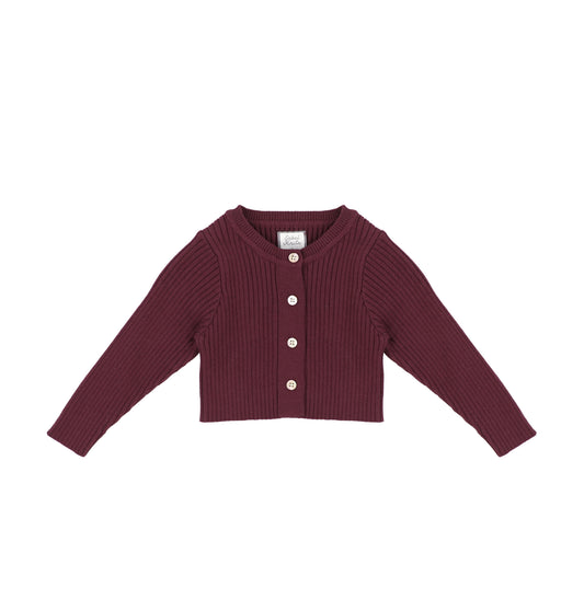 RIBBED CARDIGAN
