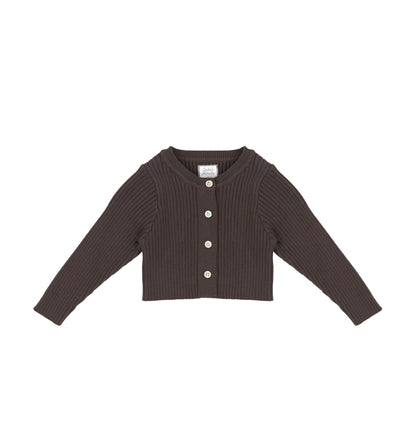 RIBBED CARDIGAN