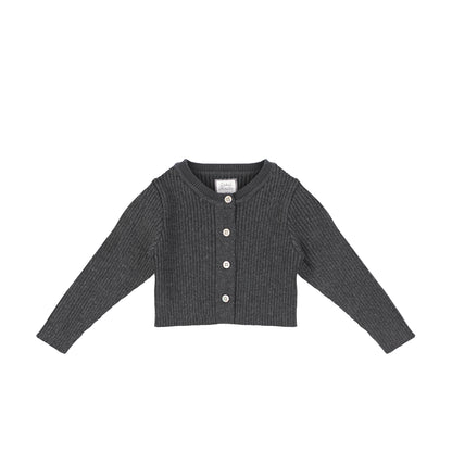 RIBBED CARDIGAN