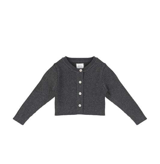 RIBBED CARDIGAN