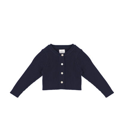 RIBBED CARDIGAN