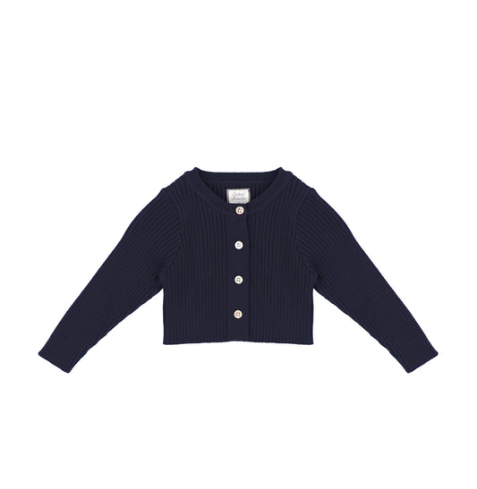 RIBBED CARDIGAN