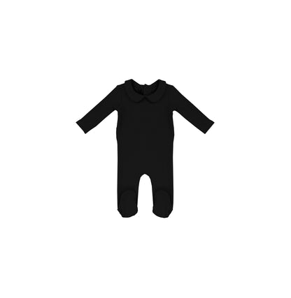 RIBBED COLLAR FOOTIE