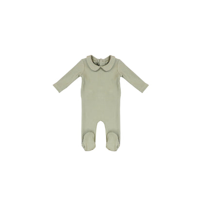 RIBBED COLLAR FOOTIE