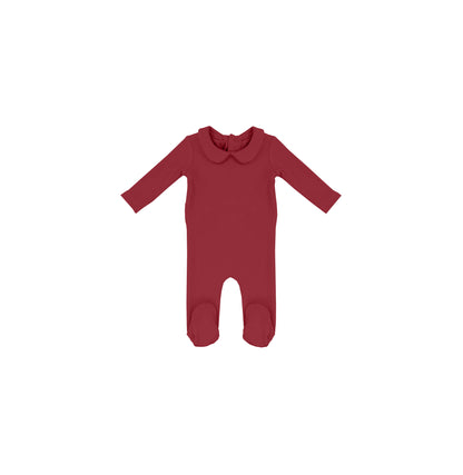 RIBBED COLLAR FOOTIE