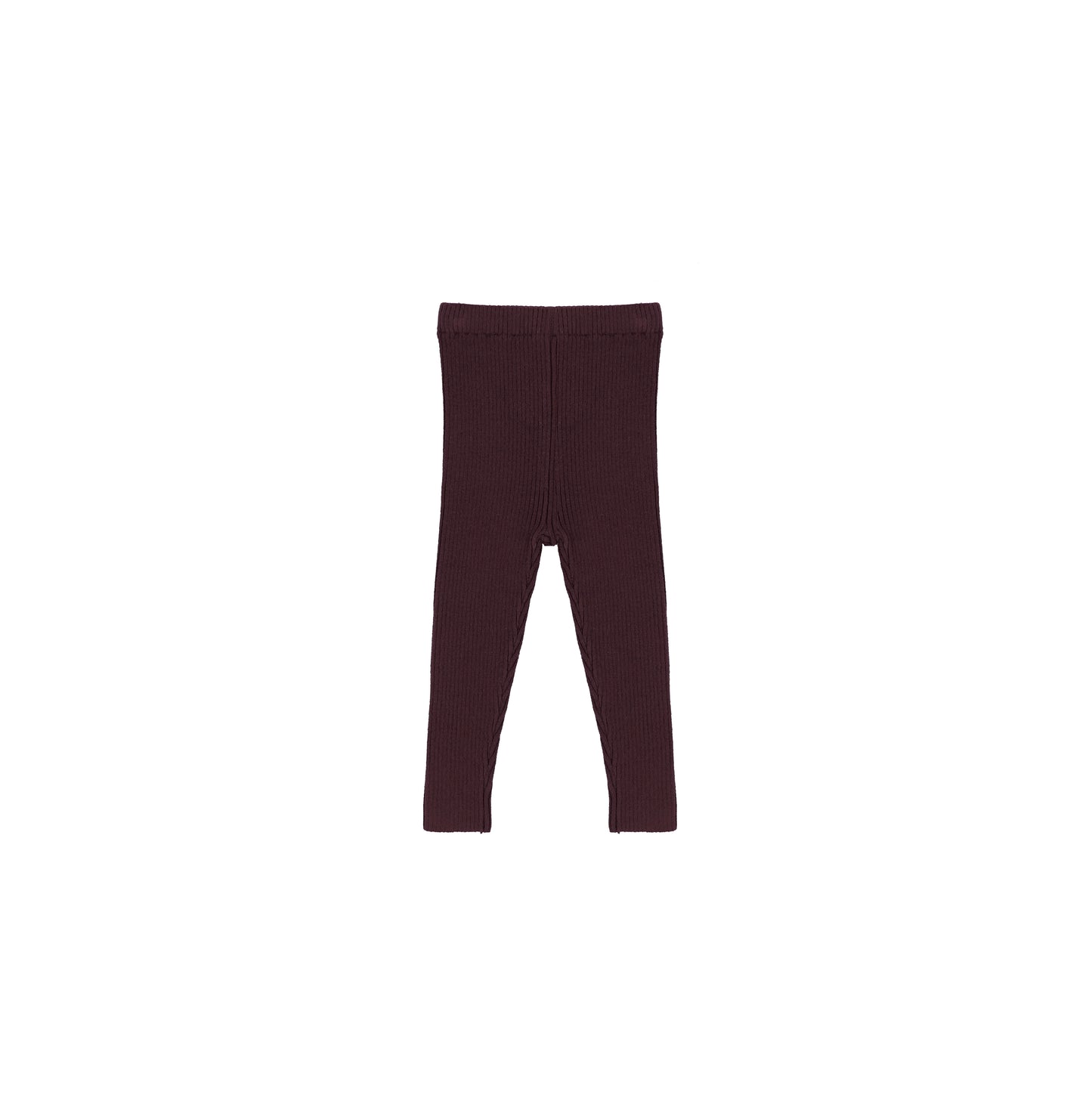 RIBBED KNIT LEGGINGS