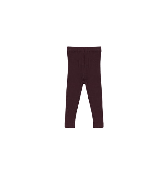 RIBBED KNIT LEGGINGS