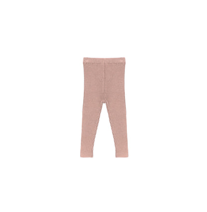 RIBBED KNIT LEGGINGS