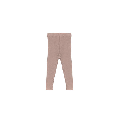 RIBBED KNIT LEGGINGS