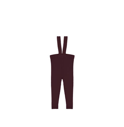 RIBBED KNIT OVERALL LEGGINGS