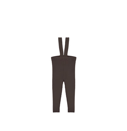 RIBBED KNIT OVERALL LEGGINGS