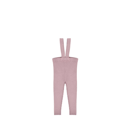 RIBBED KNIT OVERALL LEGGINGS