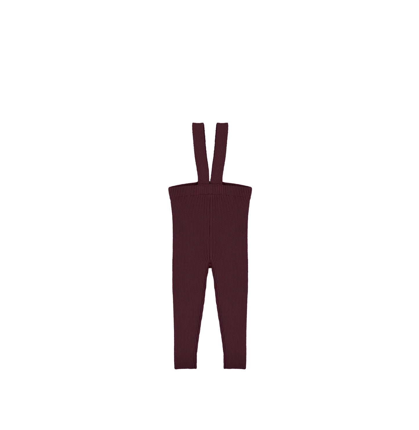 RIBBED KNIT OVERALL LEGGINGS