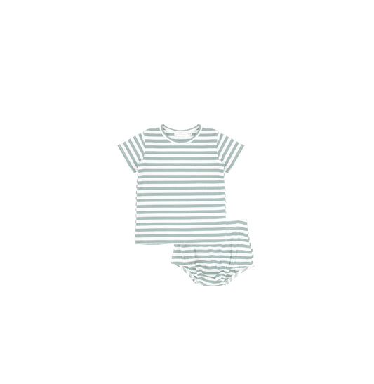 RIBBED STRIPED SET