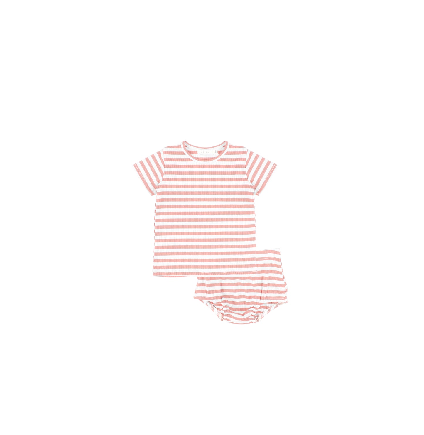 RIBBED STRIPED SET