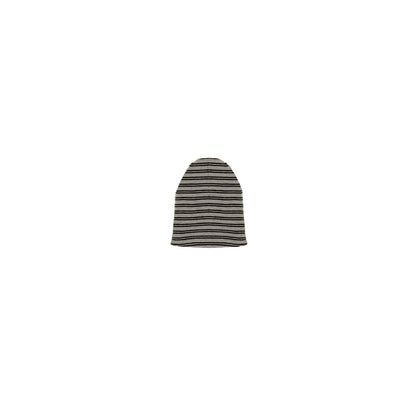 RIBBED STRIPED BEANIE