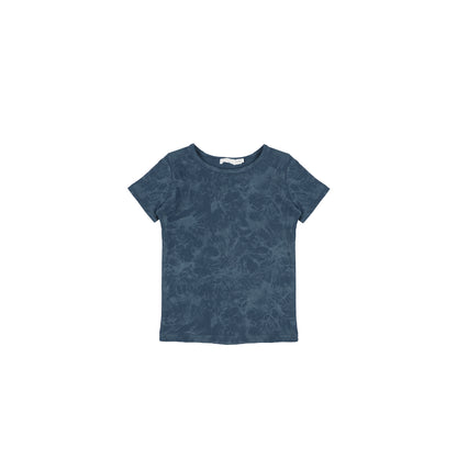 SHORT SLEEVES RIBBED WASH TSHIRT