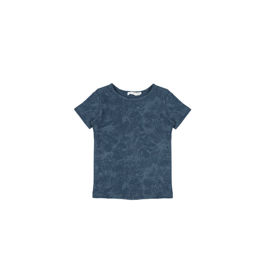 SHORT SLEEVES RIBBED WASH TSHIRT