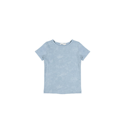 SHORT SLEEVES RIBBED WASH TSHIRT