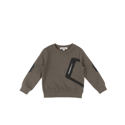 RUBBER POCKET SWEATSHIRT