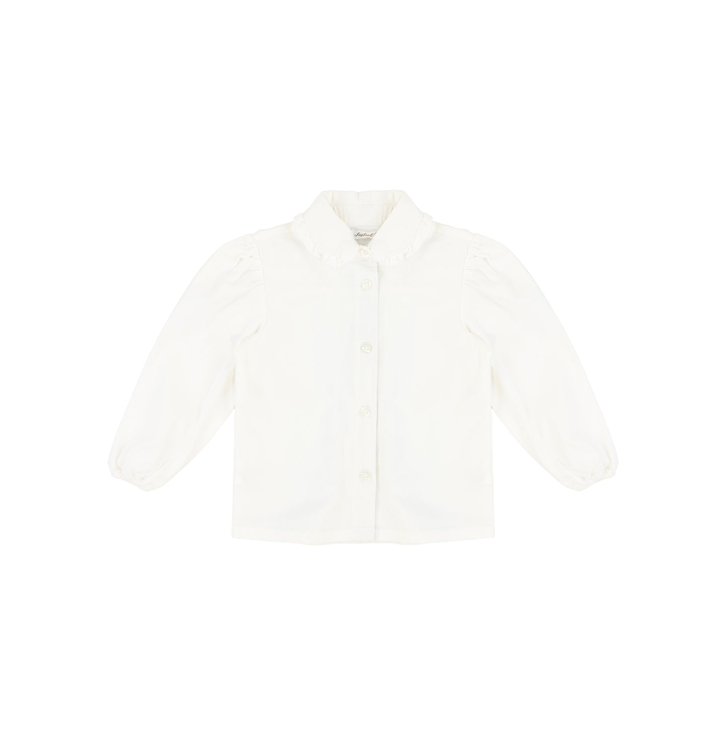 LONG SLEEVES RUFFLE COLLAR BLOUSE