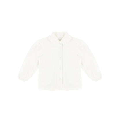 LONG SLEEVES RUFFLE COLLAR BLOUSE