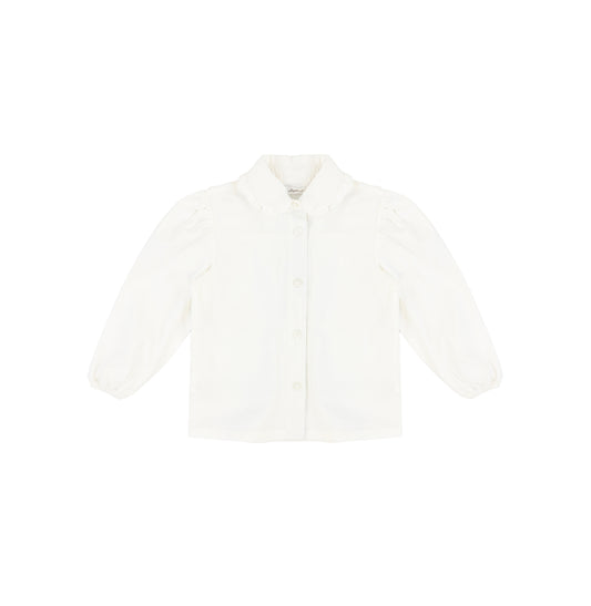 LONG SLEEVES RUFFLE COLLAR BLOUSE