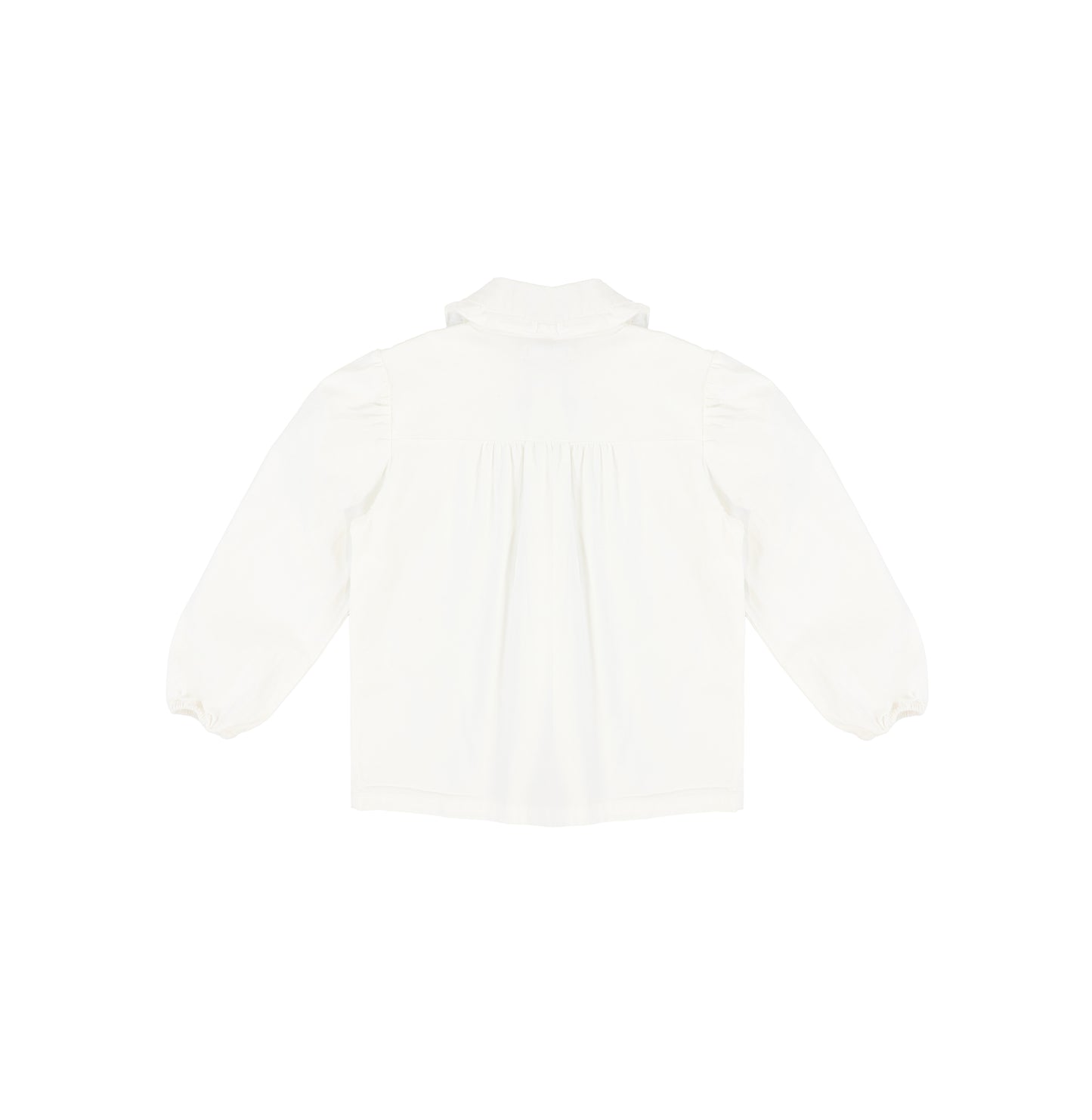 LONG SLEEVES RUFFLE COLLAR BLOUSE