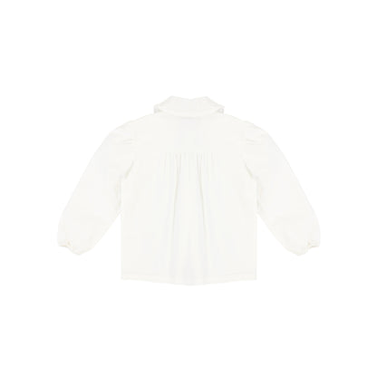 LONG SLEEVES RUFFLE COLLAR BLOUSE