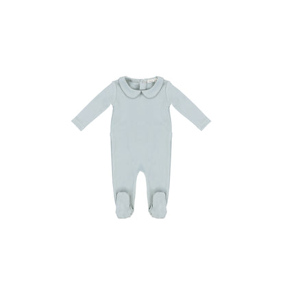 SCALLOPED COLLAR FOOTIE